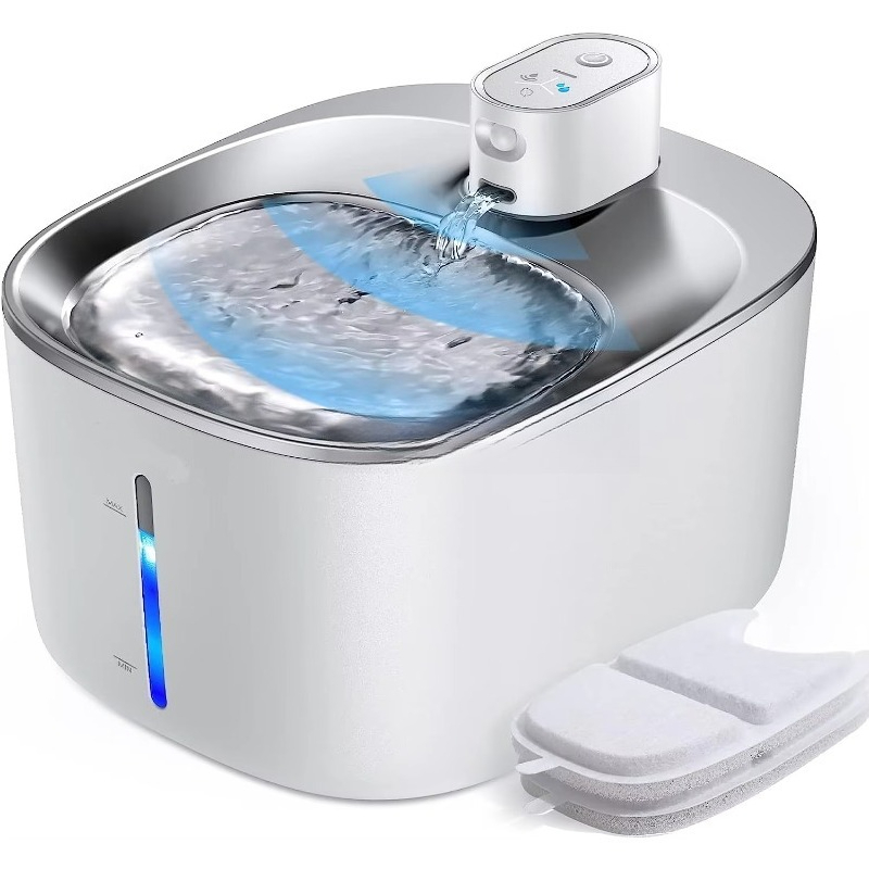 Pet Water Fountain - Paslanmaz Çelik Evcil Hayvan Su Kabı
