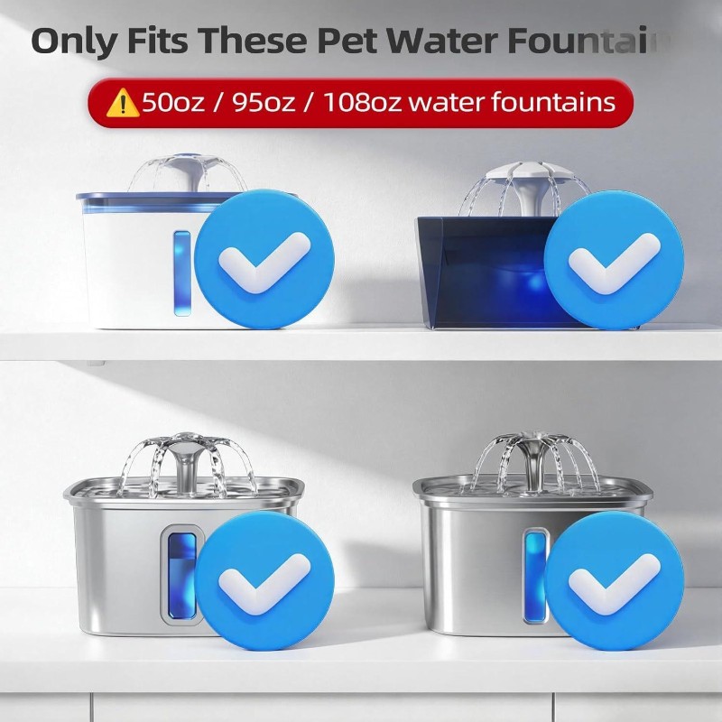 Pet Water Fountain - B84B-Pet Su Çeşmesi Yedek Pompa VEKEN