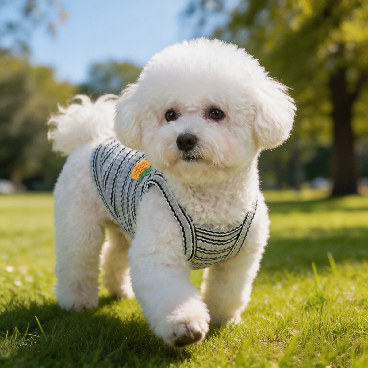 1 adet yaz çizgili nakış köpek - Pet Supplies Co incelemesi ve fiyatı