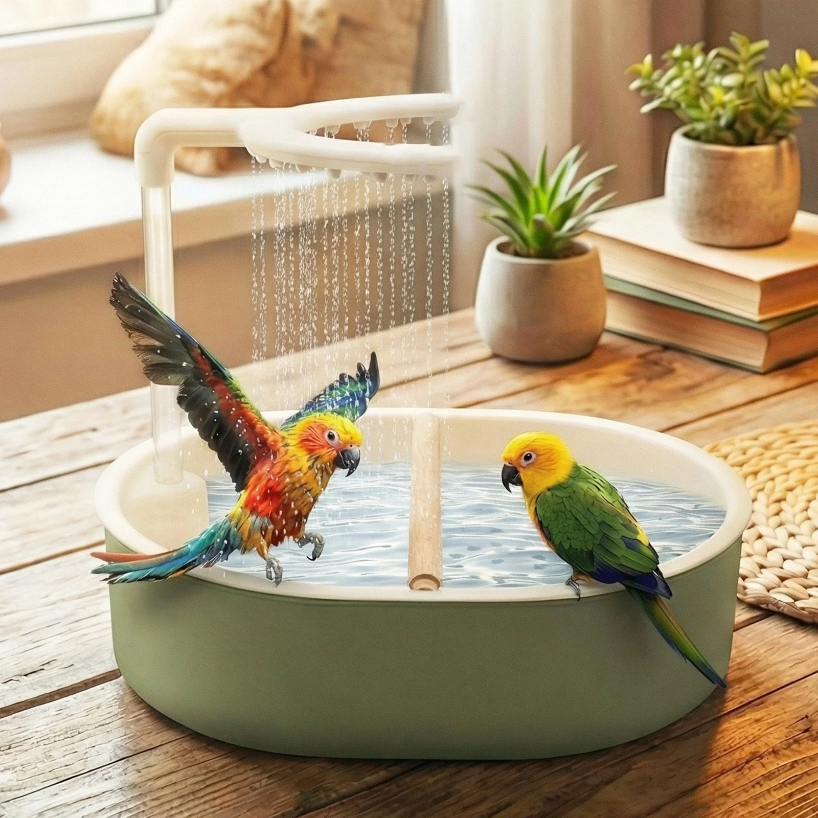 Otomatik Papağan Kuş Banyosu U - Pet Water Fountain incelemesi ve fiyatı
