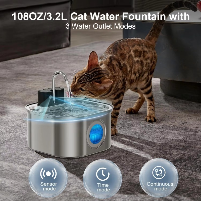 3.2L Kablosuz Kedi Su Sebili P - Pet Water Fountain incelemesi ve fiyatı